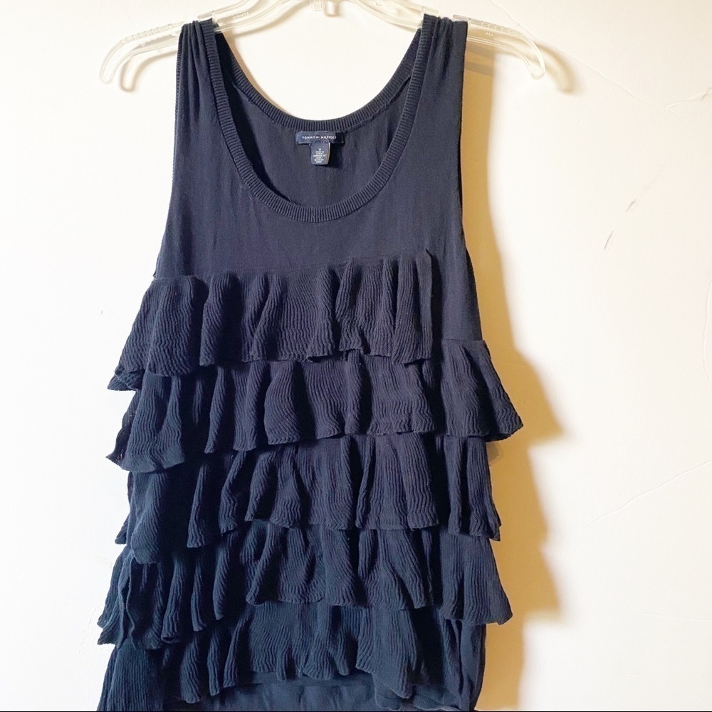 TOMMY Hilfiger Sleeveless Top Blue Size Medium